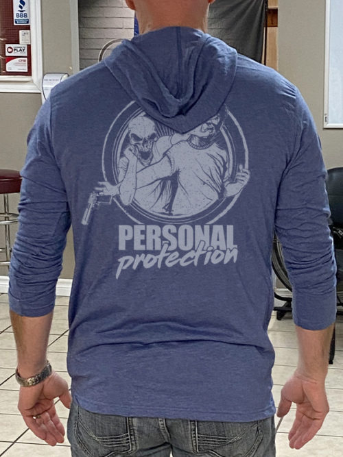 Men's Zombie Personal Protection Hoodie